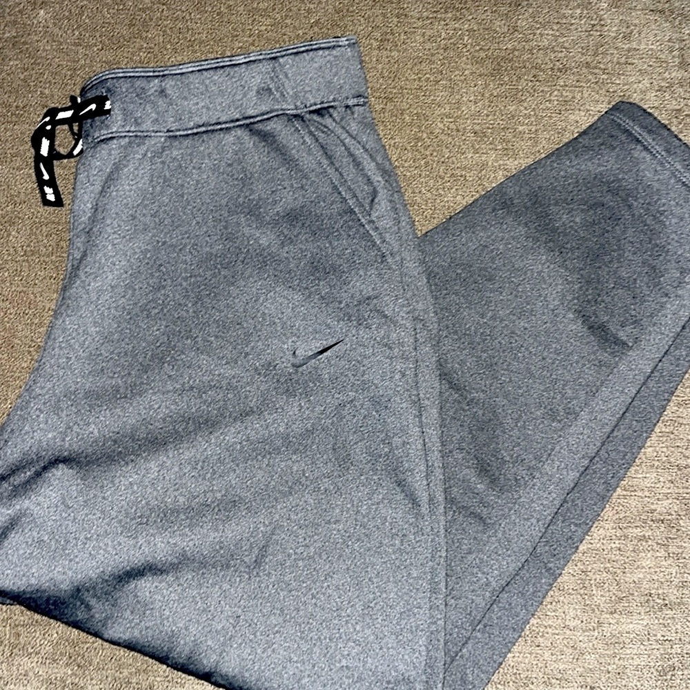 Nike Charcoal Joggers with Logo Drawstring -24!